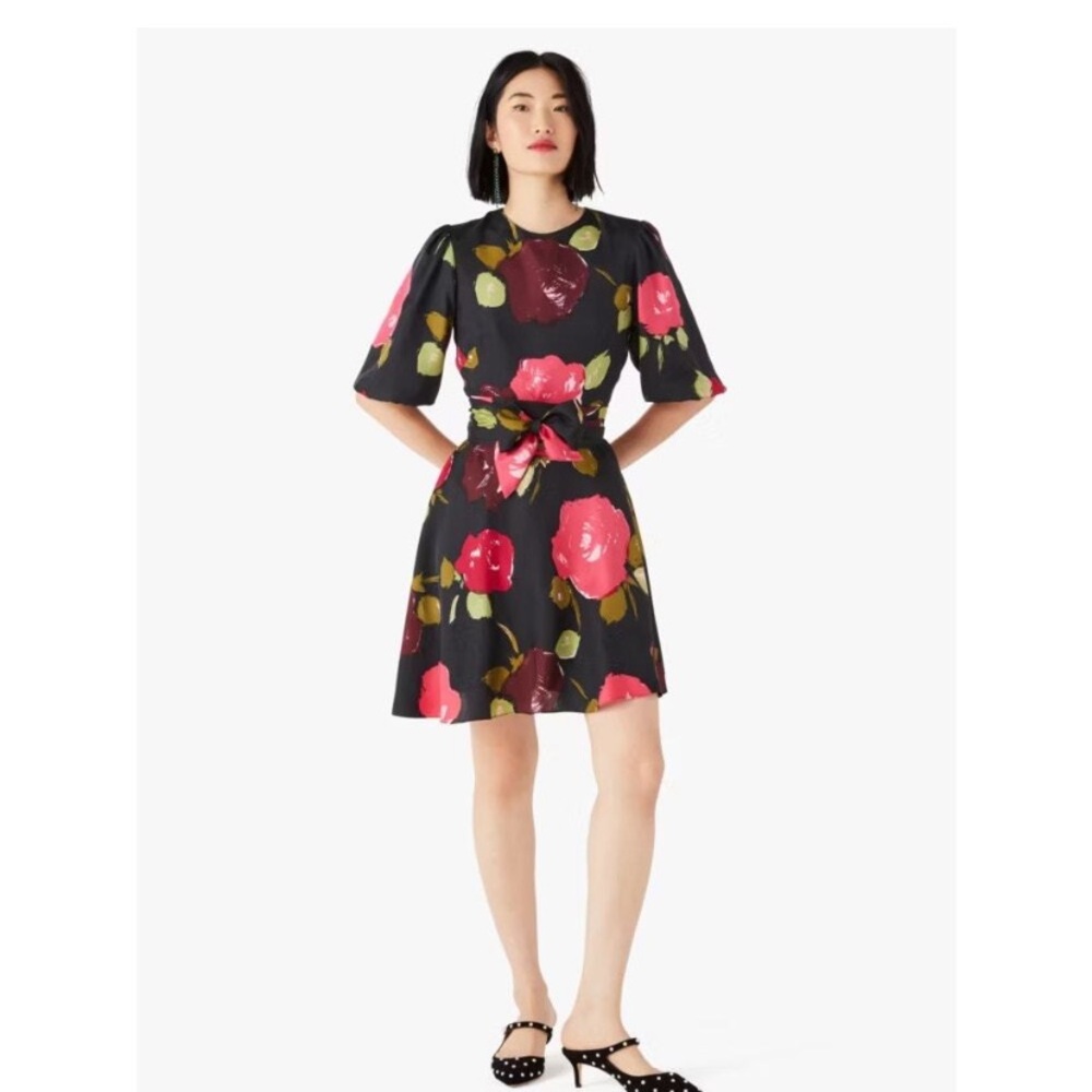 Kate Spade just rosy tie waist dress